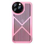 For iPhone 12 Rimless Heat Dissipation Phone Case(Pink)