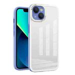 For iPhone 12 mini High Transparency Shockproof PC Phone Case (Periwinkle Blue)