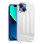 For iPhone 13 High Transparency Shockproof PC Phone Case(Periwinkle Blue)
