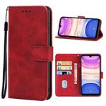 For Itel L6006 Leather Phone Case(Red)