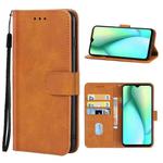 For Itel Vision 3 Leather Phone Case(Brown)