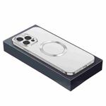 For iPhone 14 Plus Nebula Series MagSafe Phone Case (Silver)