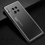 For Huawei Mate 30 Light and Shadow Series Frosted Metal Phone Case(Black)