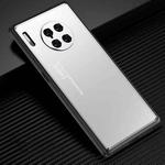 For Huawei Mate 30 Pro Light and Shadow Series Frosted Metal Phone Case(Silver)