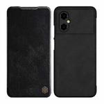 For Xiaomi Poco M4 5G NILLKIN QIN Series Crazy Horse Texture Leather Phone Case(Black)