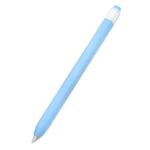 10 PCS / Set Stylus Jelly Silicone Protective Cover Short Set For Apple Pencil 1(Sky Blue)