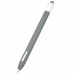 10 PCS / Set Stylus Jelly Silicone Protective Cover Short Set For Apple Pencil 2(Grey)