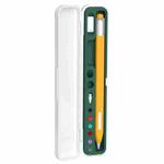 Pencil Universal Silicone Stylus Protection Storage Box(Dark Green)
