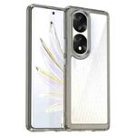 For Honor 70 Pro 5G Colorful Series Acrylic + TPU Phone Case(Transparent Grey)