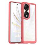 For Honor 70 Pro+ 5G Colorful Series Acrylic + TPU Phone Case(Red)