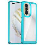 For Huawei nova 10 Pro Colorful Series Acrylic + TPU Phone Case(Transparent Blue)