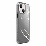For iPhone 14 Plus Crystal Shield Series High Transparency Metal Case (Black)
