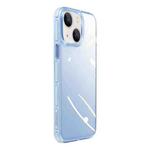 For iPhone 14 Plus Crystal Shield Series High Transparency Metal Case (Sierra Blue)