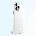 For iPhone 14 Pro Crystal Shield Series High Transparency Metal Case(Silver)