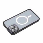 For iPhone 13 Camera Protector MagSafe Magnetic Phone Case(Black)