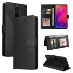For Xiaomi Redmi K20 GQUTROBE Skin Feel Magnetic Leather Phone Case(Black)