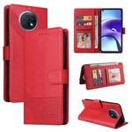 For Xiaomi Redmi Note 9T GQUTROBE Skin Feel Magnetic Leather Phone Case(Red)