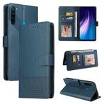 For Xiaomi Redmi Note 8 GQUTROBE Skin Feel Magnetic Leather Phone Case(Blue)