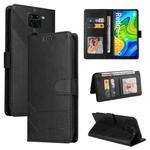 For Xiaomi Redmi Note 9 / 10X 4G GQUTROBE Skin Feel Magnetic Leather Phone Case(Black)