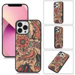 For iPhone 14 Folk Customs TPU Phone Case (Pattern 4)