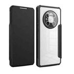 For Huawei Mate 40 Pro Magnetic Flip Leather Phone Case(Black)