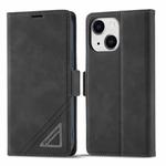 For iPhone 14 Forwenw Dual-side Buckle Leather Phone Case (Black)