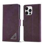For iPhone 14 Pro Max Forwenw Dual-side Buckle Leather Phone Case (Wine Red)