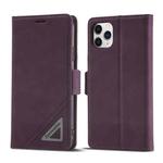 For iPhone 11 Pro Max Forwenw Dual-side Buckle Leather Phone Case (Wine Red)