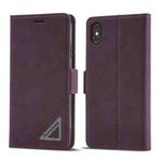 For iPhone XS Max Forwenw Dual-side Buckle Leather Phone Case(Wine Red)