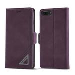 Forwenw Dual-side Buckle Leather Phone Case For iPhone 7 Plus / 8 Plus(Wine Red)
