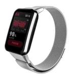 For Xiaomi Mi Band 7 Pro Milan Magnetic Metal Watch Band(Silver)