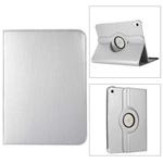 For iPad 10th Gen 10.9 2022 360 Degree Rotation Litchi Texture Flip Leather Tablet Case with Holder (Silver)