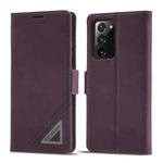 For Samsung Galaxy Note20 Forwenw Dual-side Buckle Leather Phone Case(Wine Red)
