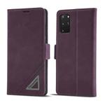 For Samsung Galaxy S20+ Forwenw Dual-side Buckle Leather Phone Case(Wine Red)
