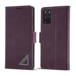 For Samsung Galaxy S20 Ultra Forwenw Dual-side Buckle Leather Phone Case(Wine Red)