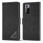 For Xiaomi Redmi Note 10 Pro / Note 10 Pro Max Forwenw Dual-side Buckle Leather Phone Case(Black)