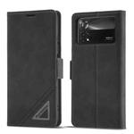 For Xiaomi Poco M4 Pro 4G Forwenw Dual-side Buckle Leather Phone Case(Black)