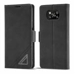 For Xiaomi Poco X3 Pro / X3 / X3 NFC Forwenw Dual-side Buckle Leather Phone Case(Black)
