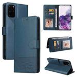For Samsung Galaxy S20+ GQUTROBE Skin Feel Magnetic Leather Phone Case(Blue)