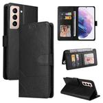 For Samsung Galaxy S22+ 5G GQUTROBE Skin Feel Magnetic Leather Phone Case(Black)