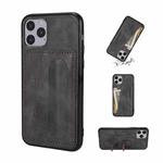 For iPhone 11 Pro Max PU Leather Card Slot Phone Case (Grey)