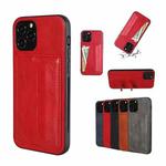 For iPhone 12 Pro PU Leather Card Slot Phone Case(Red)