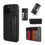 For iPhone 12 Pro PU Leather Card Slot Phone Case(Black)