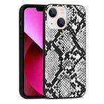 For iPhone 14 TPU Leather Phone Case (Snake Texture)