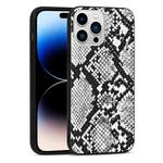 For iPhone 14 Pro Max TPU Leather Phone Case (Snake Texture)