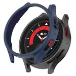 For Samsung Galaxy Watch5 Pro 45mm Half Coverage Hollowed PC Protective Case(Midnight Blue)