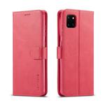 For Galaxy A81 / Note10 Lite / M60s LC.IMEEKE Calf Texture Horizontal Flip Leather Case with Holder & Card Slots & Wallet & Photo Frame(Red)