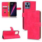 For T-Mobile Revvl 6 5G Skin Feel Magnetic Flip Leather Phone Case(Rose Red)