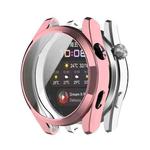 For Huawei Watch3 Pro New Full Coverage TPU Electroplating Protective Watch Case(Fink)