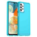 For Samsung Galaxy F23 Candy Series TPU Phone Case(Transparent Blue)